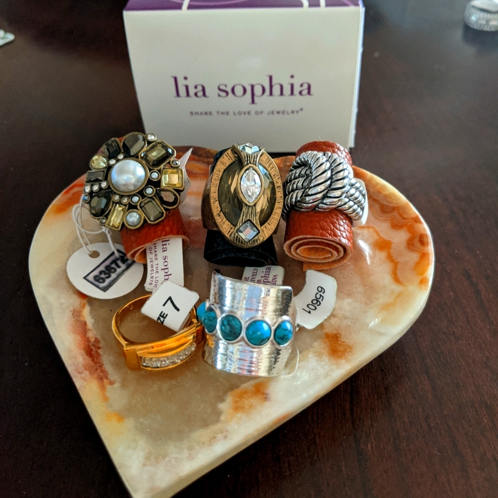 Lia Sophia rings
